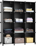 Closet Organizers and Storage, 12 Cube Storage Organizer, Portable Closet by DecorateYourHome