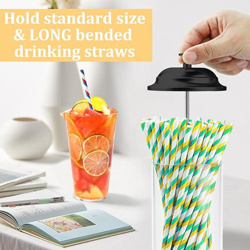 13.5 inch Straw Holder for Standard & Long Bended Size Drinking Straws - Image 2