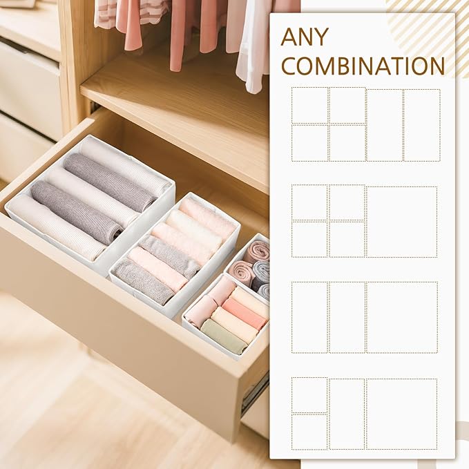 Criusia 15 Pack Drawer Organizer - Image 8