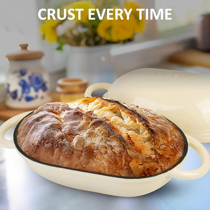 Dutch Oven for Bread Baking – Premium Cast Iron Pot
