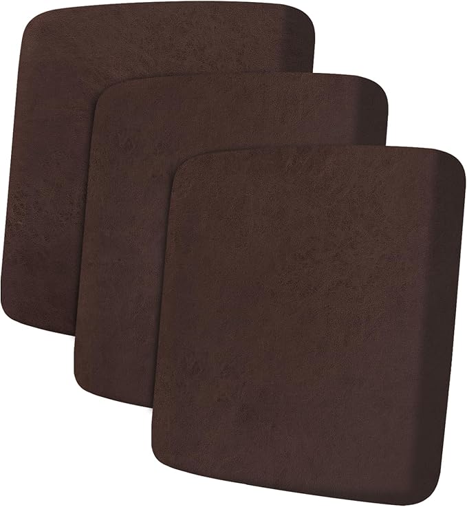 Leather Look Couch Cushion Covers Sofa Seat Slipcovers Sets Couches Furniture by ANARACHON