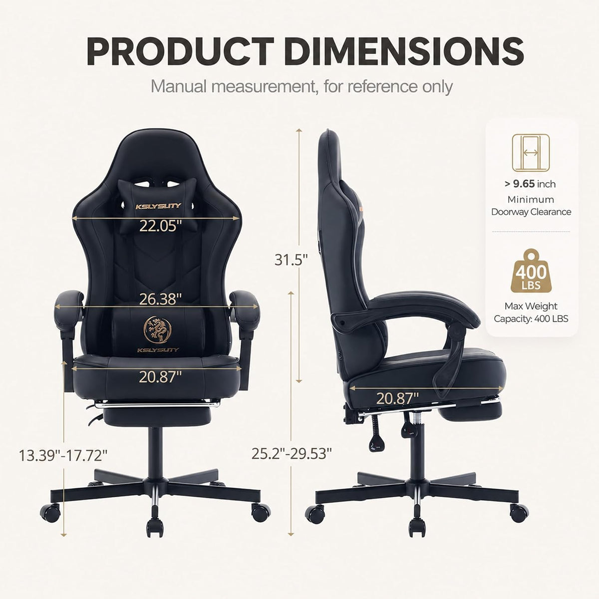 office desk computer gaming chair for adults, ergonomic shown in use