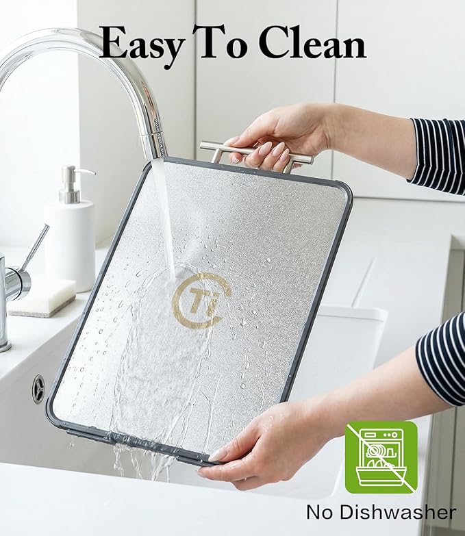 Titanium Cutting Board for Kitchen- Double Sided Chopping Board - Image 9