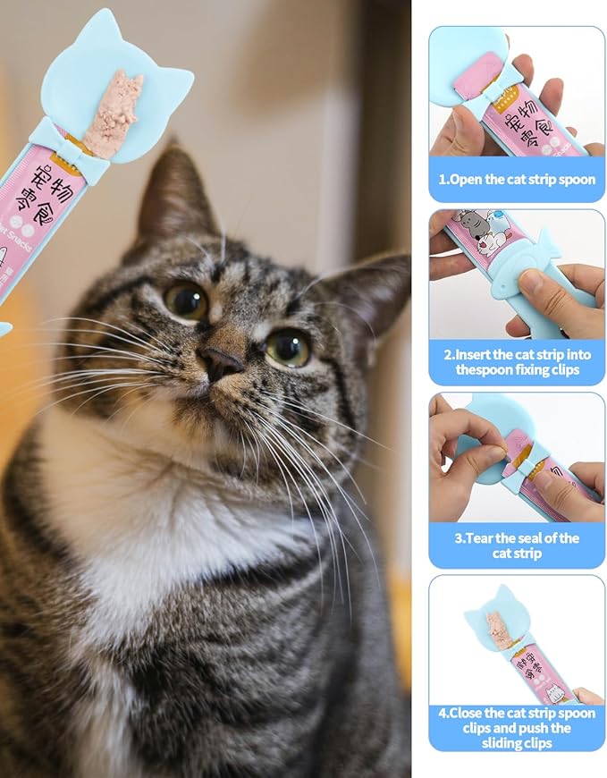 5 PCS Cat Food Can Covers Lids Set, Silicone Pet Food Can Lids - Image 5
