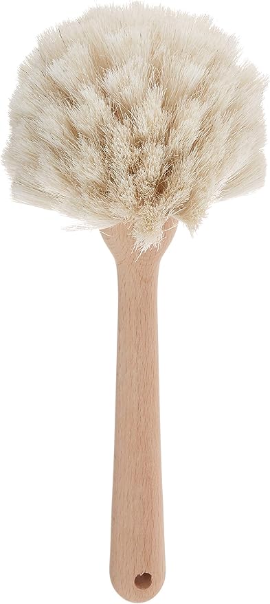 Fox Run Kitchen Brush, Natural Horsehair Fiber Dish and Glass Brush by foxrunbrands
