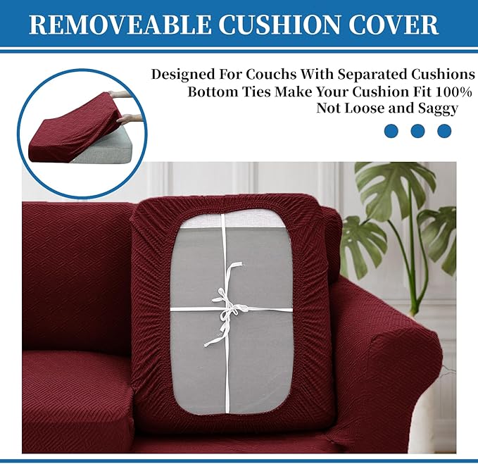 XINEAGE 2026 New 3 Pieces Couch Covers - Image 3