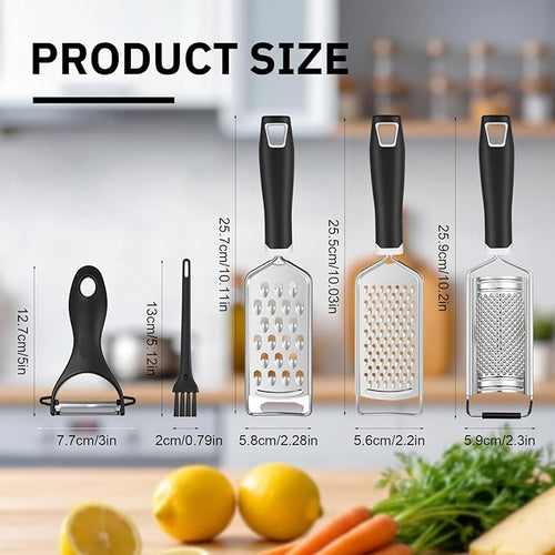 5 Pcs Zester Grater Set Cheese Grater - Image 2