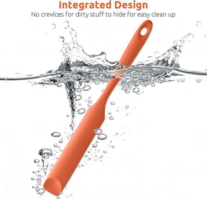 U-Taste Silicone Jar Spatula for Sourdough Starter: Long Skinny Food-Grade Jam - Image 9