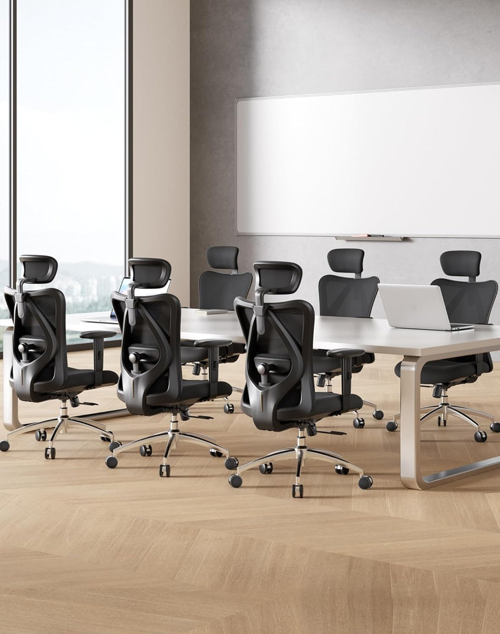 SIHOO M18 Ergonomic Office Chair, High Back Mesh Desk Chair with Adjustable H...