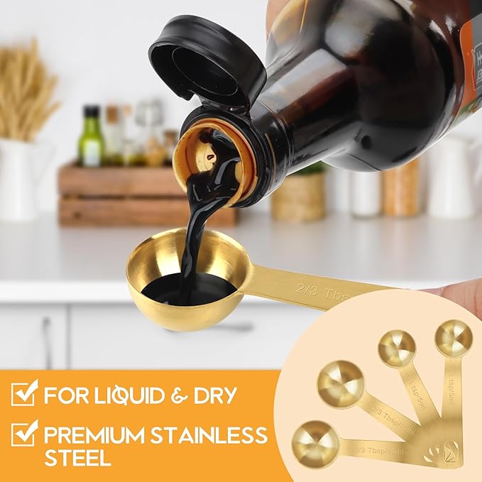 2 PCS 2 Teaspoon Stainless Steel Single Measuring Spoon - Image 4