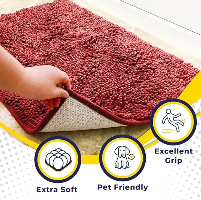 Muddy Mat® | Super Absorbent Door Mat Indoor, Microfiber Quick Dry Chenille - Image 2
