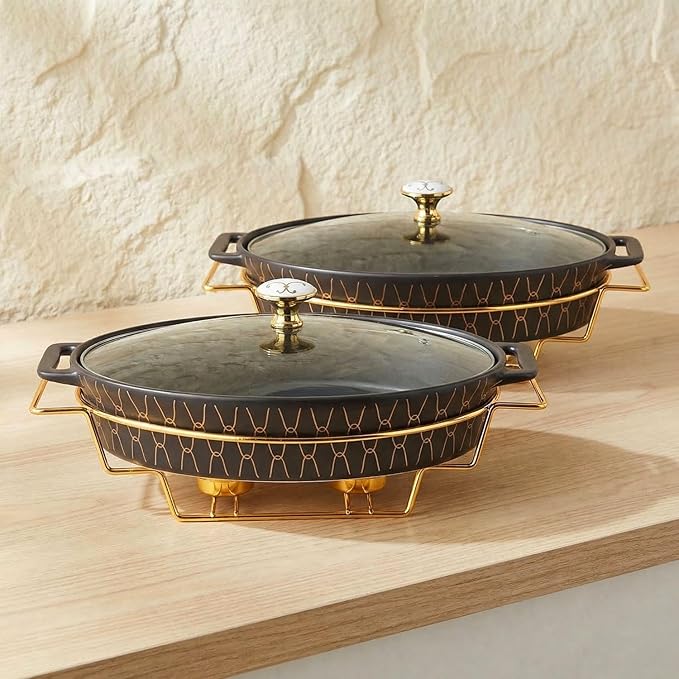 12" x 8" Ceramic Oval Casserole Dish