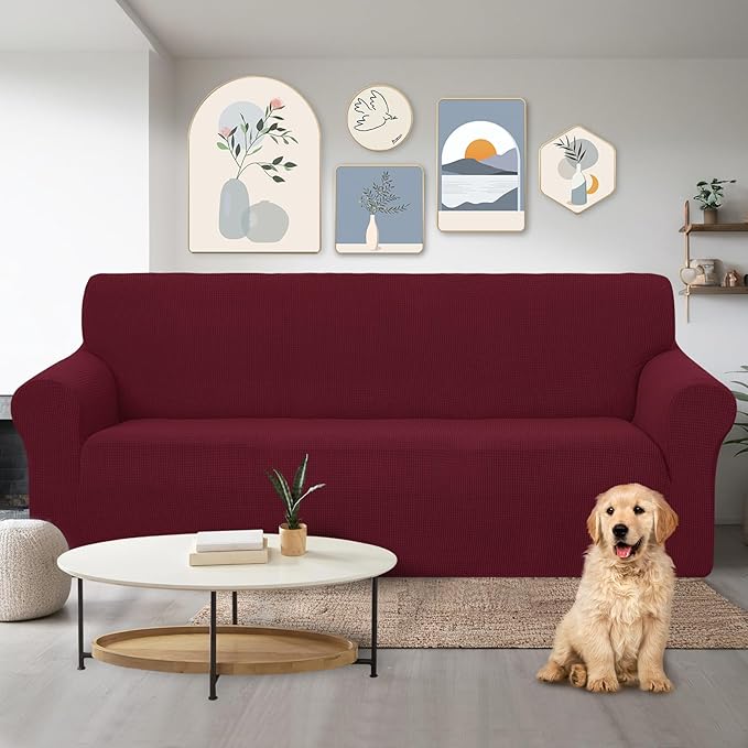 U-NICE HOME Stretch Couch Cover Sofa Cover Washable Sofa Slipcover Furniture - Image 2