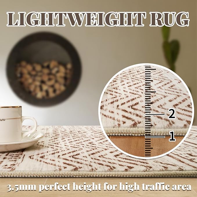 Washable Moroccan Hallway Runner Rug 2'6''x16' - Image 6