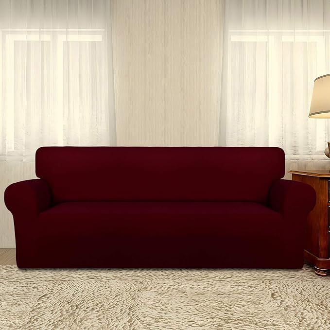 PureFit Super Stretch Sofa Slipcover – Spandex Non Slip Soft Couch Sofa Cover - Image 2