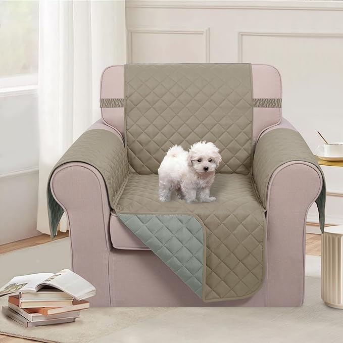 U-NICE HOME Recliner Chair Covers Reversible Chair Cover Pet Covers - Image 2