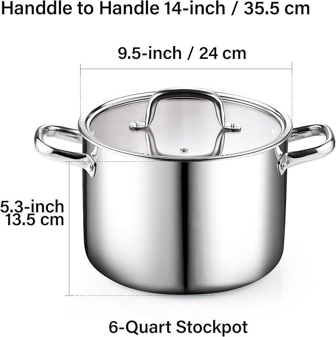 Cook N Home Stainless Steel Stockpot