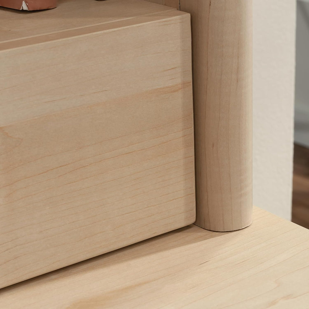 Sauder Whitaker Point Transitional Engineered Wood Library Hutch in Maple