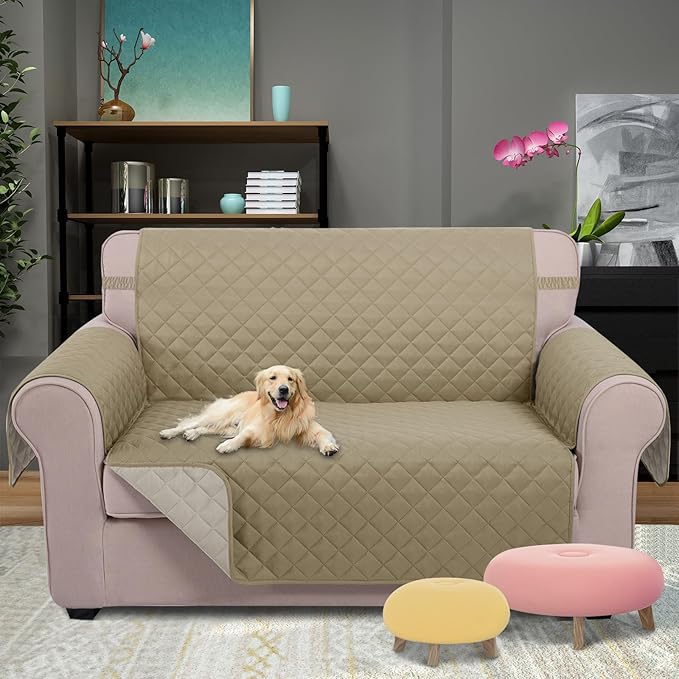 U-NICE HOME Loveseat Sofa Cover Reversible Couch Covers - Image 2