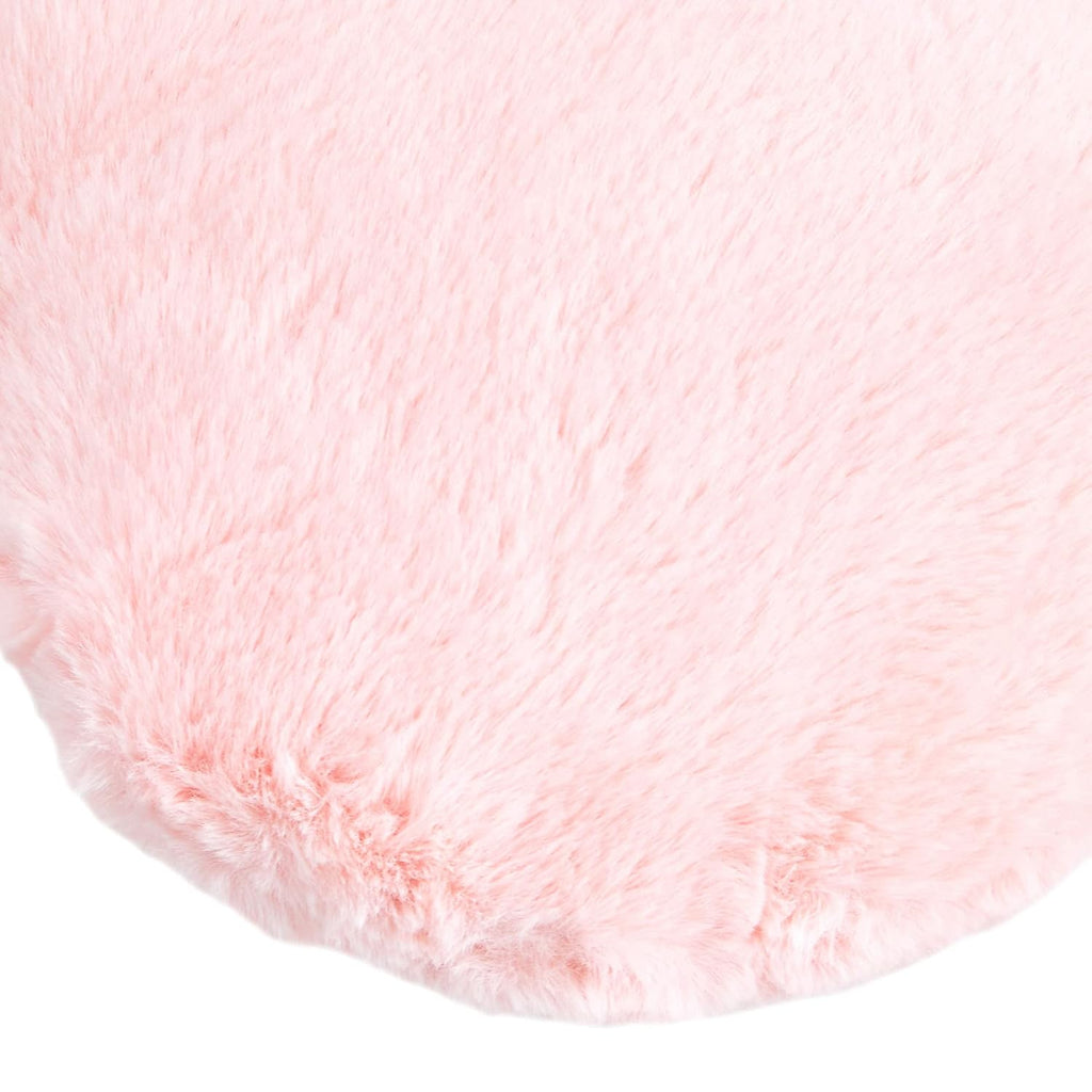 Amazon Basics Kids Pink Heart Decorative Pillow for Bedroom, Room Decor, 10.5 in x 4 in