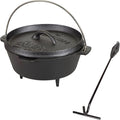 Stansport Pre-Seasoned Cast Iron Dutch Oven by Stansport