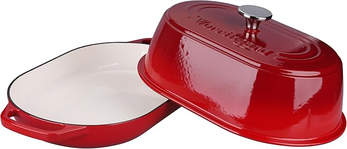 VORRINGARD Enameled Cast Iron Dutch Oven Pot