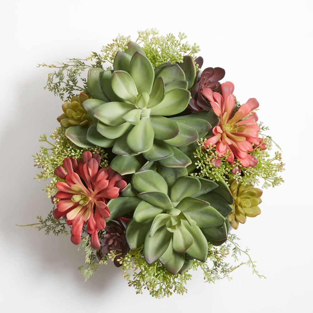 CG Hunter Faux Succulent Arrangement, Premium Artificial Indoor Plant Enhance...