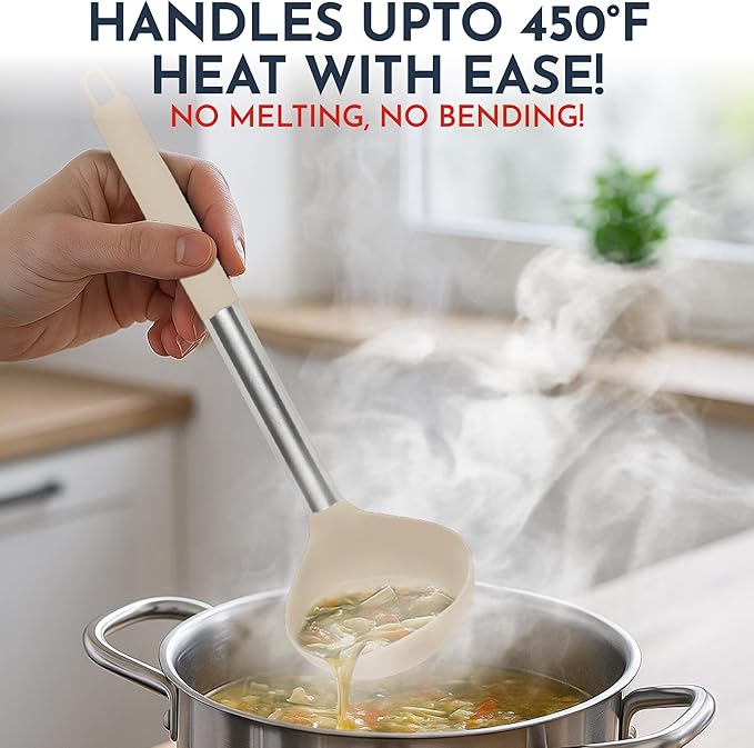 Silicone Kitchen Utensils Set 24 Pieces 450 °F Heat Resistant - Image 5