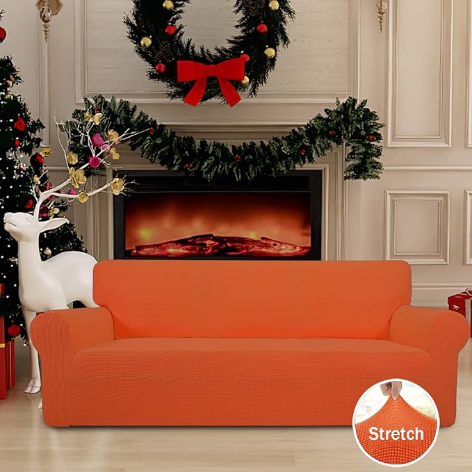 Easy-Going Stretch Sofa Slipcover 1-Piece Sofa Cover Furniture Protector Couch - Image 2