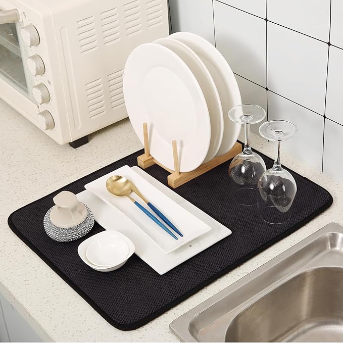 2 Pack Microfiber Dish Drying Mat - Image 5