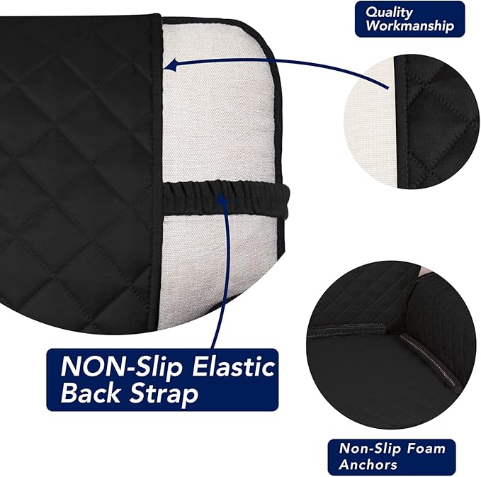 PureFit Reversible Quilted Sofa Cover, Water Resistant Slipcover Furniture - Image 3