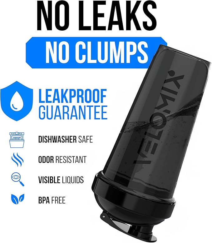 VELOMIX -2 Pack- 28 oz Protein Shaker Bottles - Image 3