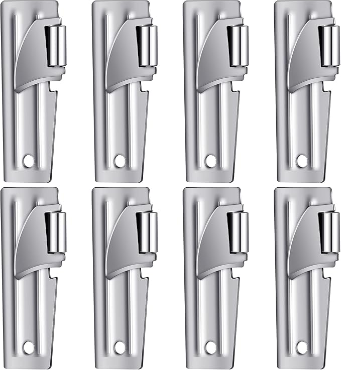 Chumia 8 Pieces P-51 Camping Can Opener Stainless Steel Military Survival Army by Chumia