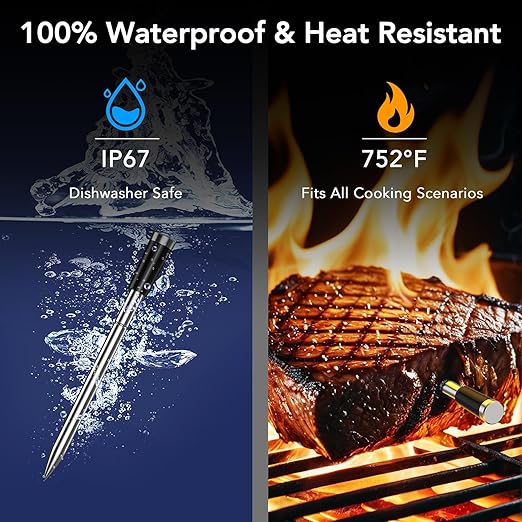 BFOUR Wireless Meat Thermometer Bluetooth - Image 6