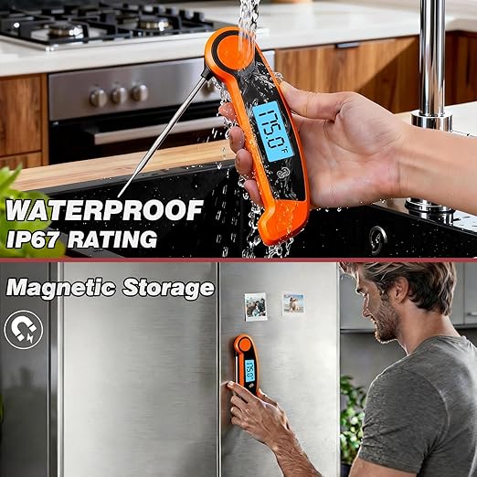 Meat Thermometer Digital Waterproof Instant Read Thermometer - Image 9