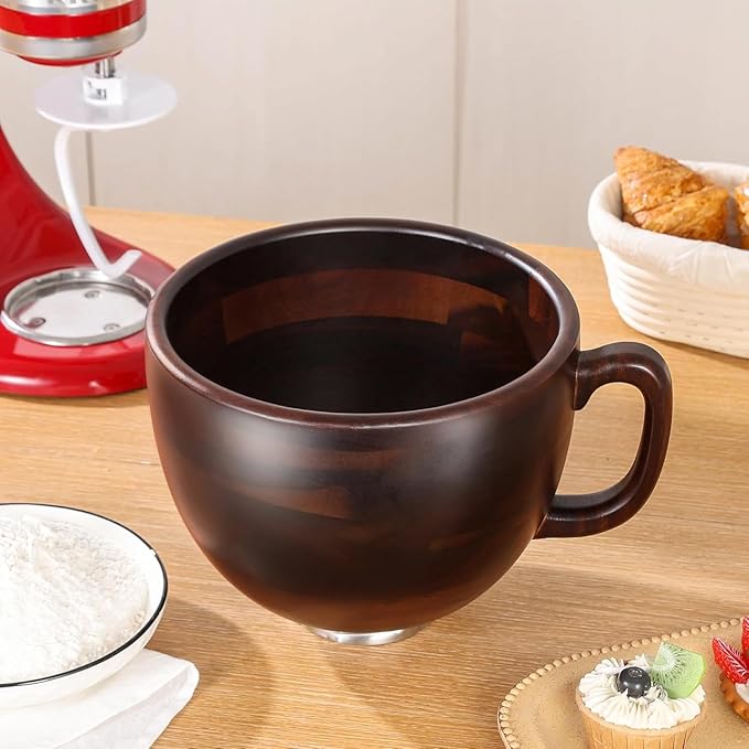 ULTICOR Premium Walnut Wood Mixing Bowl - Image 6