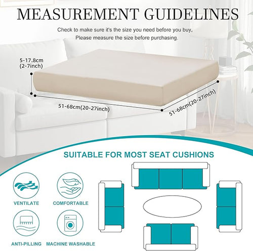 14 Pcs Stretch Patio Cushion Covers, Outdoor Couch Covers Replacement, Outdoor - Image 2
