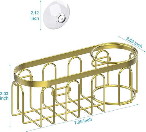 2-in-1 Sponge Holder for Kitchen Sink, Sink Caddy Kitchen Sink Organizer - Image 2