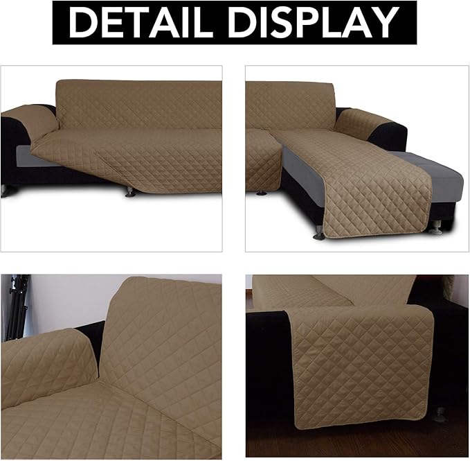 Easy-Going Sofa Slipcover L Shape Sofa Cover Sectional Couch Cover Chaise - Image 3