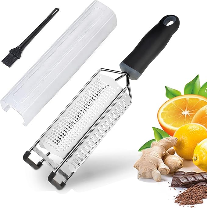 3 in 1 Cheese Grater Zester Citrus Lemon 304 Stainless Steel Zester Versatile by ALLWIN-HOUSEWARE