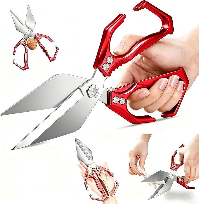 Multifunctional Heavy Duty Poultry Shears, Japanese High-Carbon Steel Kitchen by WCZYMX