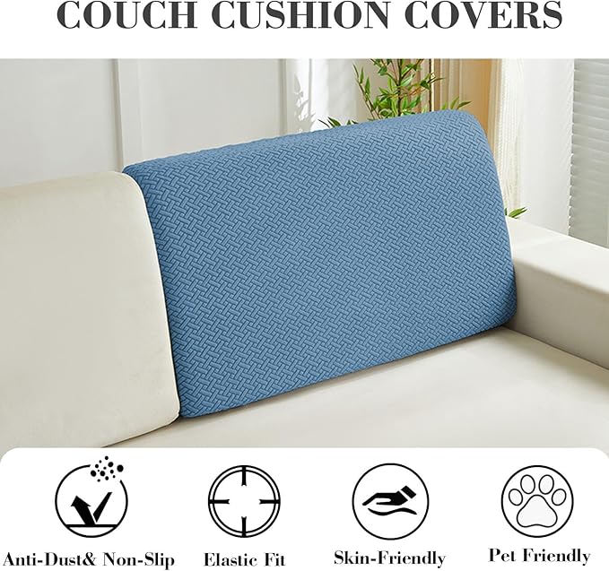 Sofa Covers Couch Covers for Sofa Pet Friendly Couch Cushion Covers Universal - Image 3