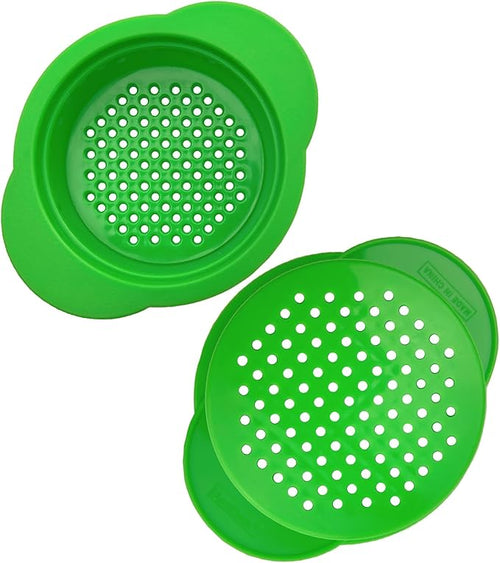 2 Pack - Can, Colander Strainer, Food Grade Plastic, Unibody Design, Dishwasher by iAesthete