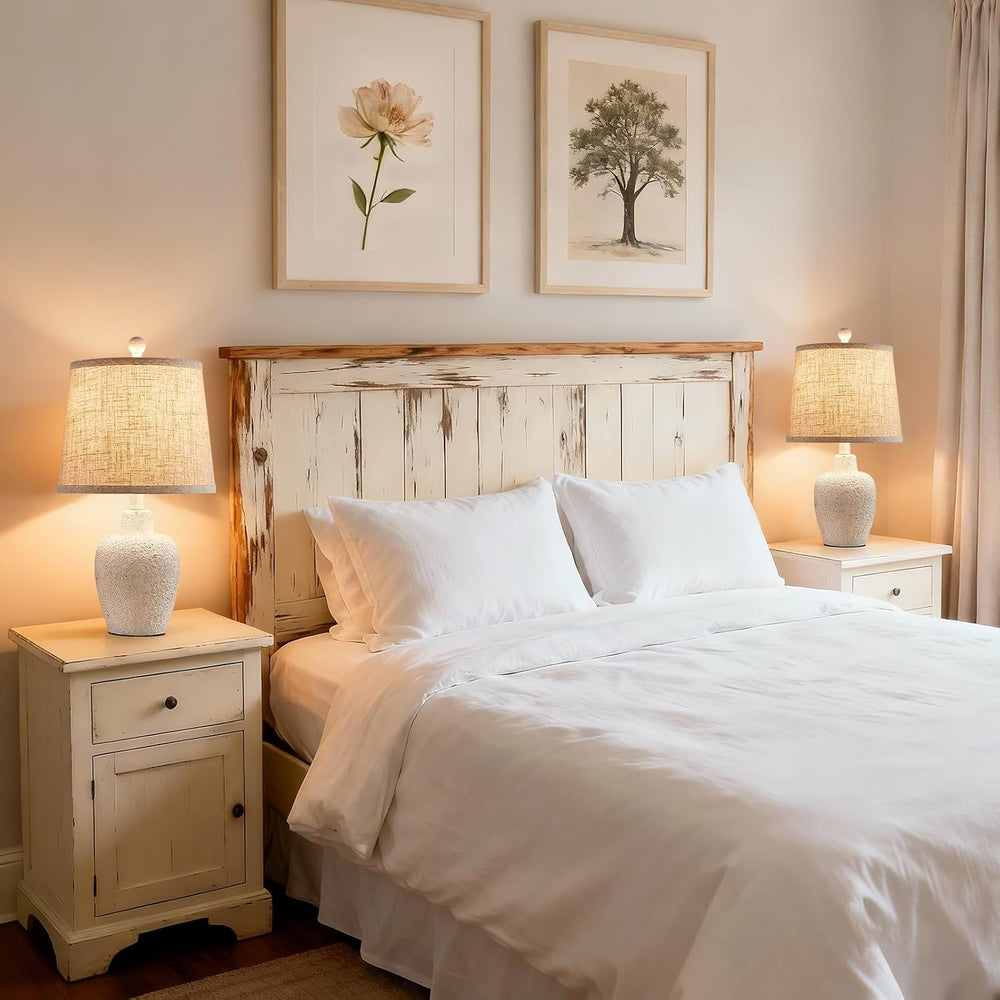 Table Lamps for Bedroom Set of 2 Farmhouse Table Lamps for Living Room 21&quo...