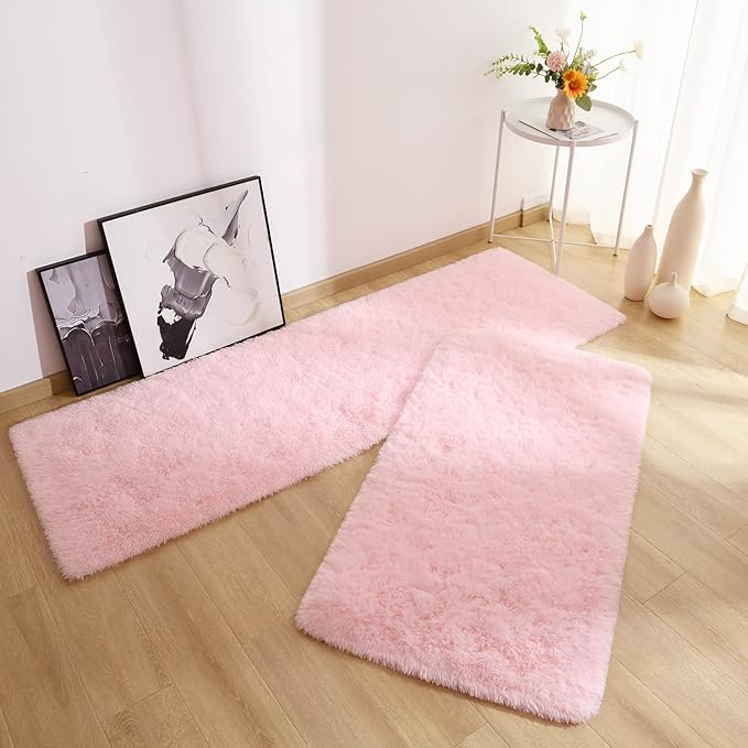 Chicrug Soft Runner Rug for Bedroom Living Room Plush Fluffy Rugs 2x4 Feet - Image 3