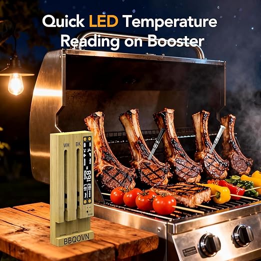 BBQOVN WiFi Sub-1G Wireless Meat Thermometer Unlimited Range 7 NIST Certified - Image 4