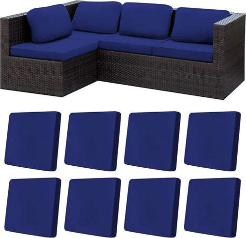 8Pcs Stretch Patio Cushion Covers, Outdoor Couch Covers Replacement, Outdoor by BIETYONE
