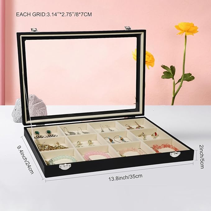 Stratalife Jewelry Organizer Bracelet Holder Organizer Box Earring Storage - Image 4