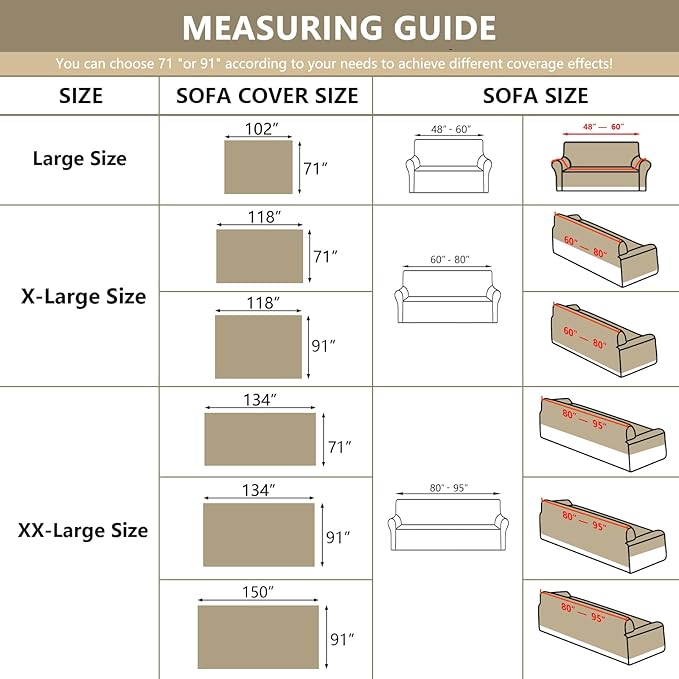 MYSKY HOME Couch Cover for 3 Cushion Sofa, Super Soft Boho Couch Covers for - Image 7