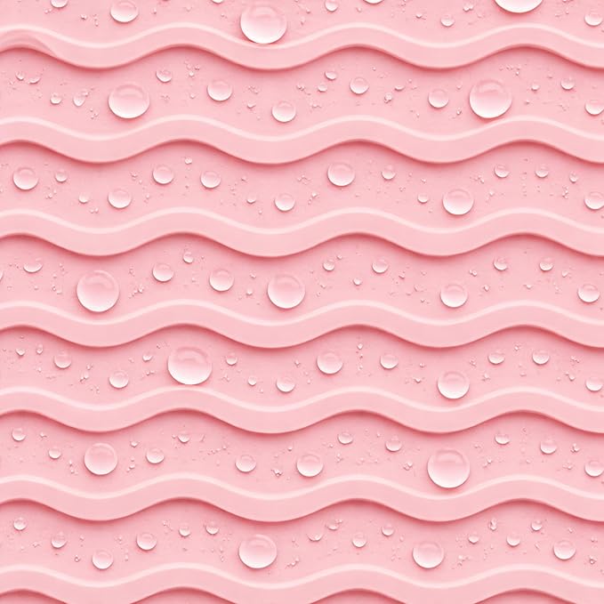 Silicone Drying Mat 16 × 12 – Pink Rose Non-Slip Sink Mat - Image 7